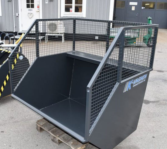 Bild på K-vagnen Frontlastarcontainer standardutförande 1,5 kubik