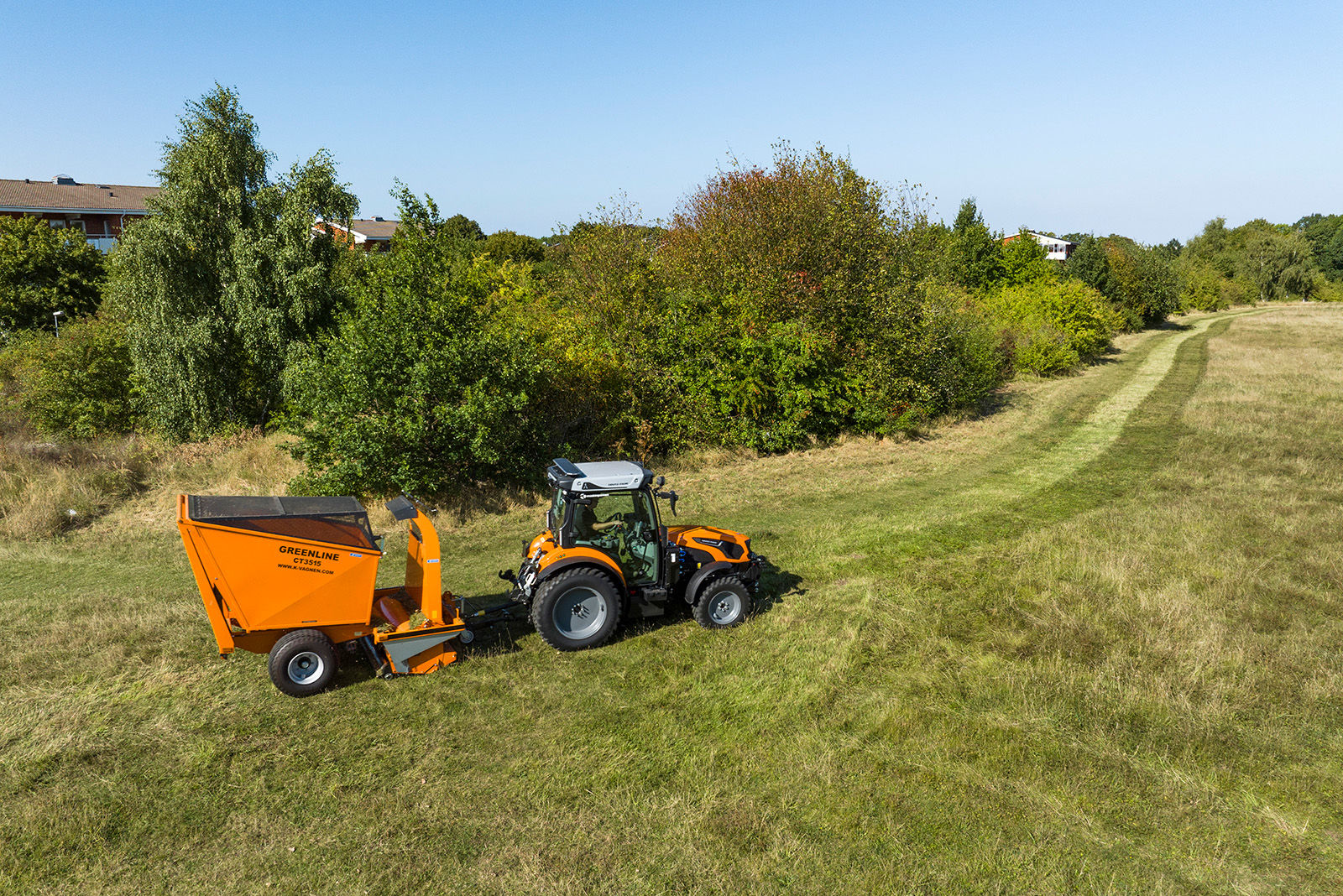 Deutz-Fahr med Combitrailer